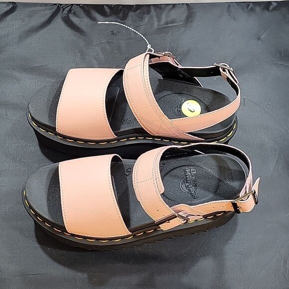 BRAND NEW DR MARTENS VOSS II ATHENA LEATHER STRAP PLATFORM SANDALS - Picture 9 of 16